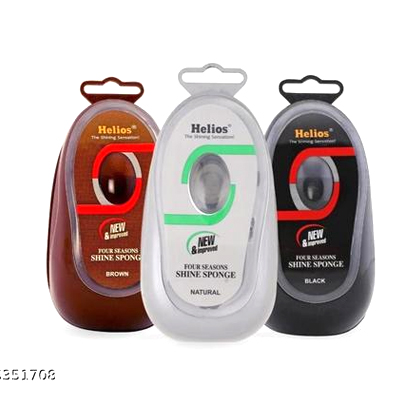 Helios Shoe Polish Four Seasons Shine Sponge Natural